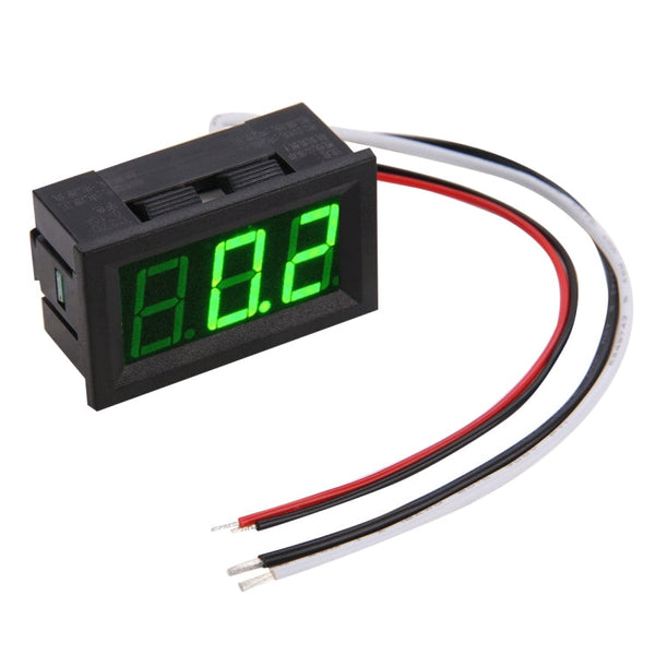C27D Green Display LED Digital DC 0-10A Current Meter, S-DT-0531G, S-DT-0531L, S-DT-0531R