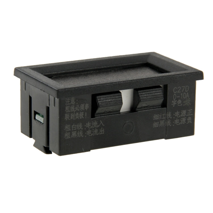 C27D Green Display LED Digital DC 0-10A Current Meter, S-DT-0531G, S-DT-0531L, S-DT-0531R