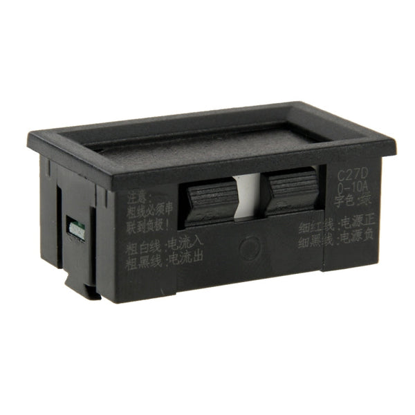 C27D Green Display LED Digital DC 0-10A Current Meter, S-DT-0531G, S-DT-0531L, S-DT-0531R