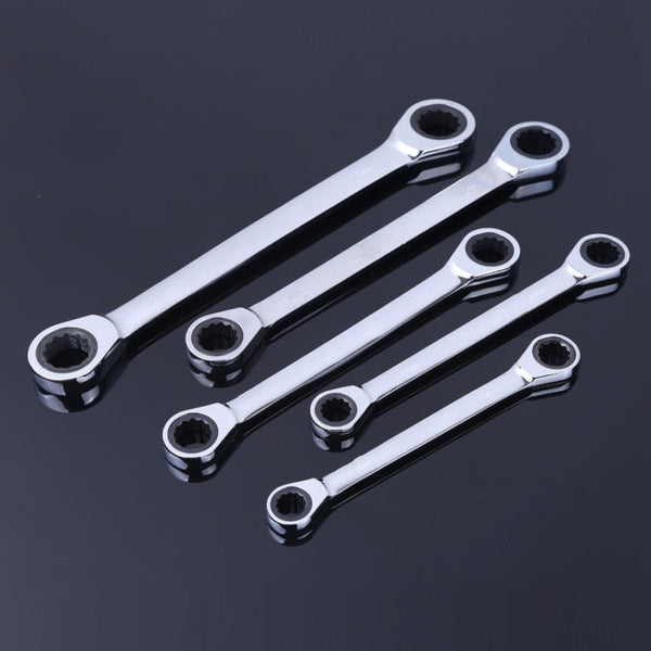Professional Double-head Ratchet Wrench Set
