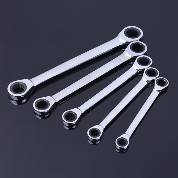 Professional Double-head Ratchet Wrench Set