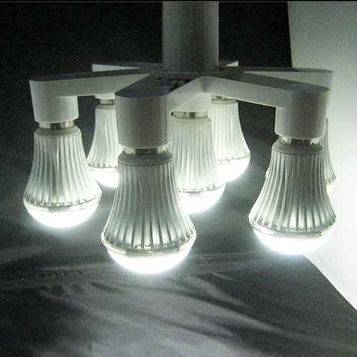 Lamp Holder Converter E27 1 Turn 7 (E27) Lamp Holder Bulb Adapter Converter(White)