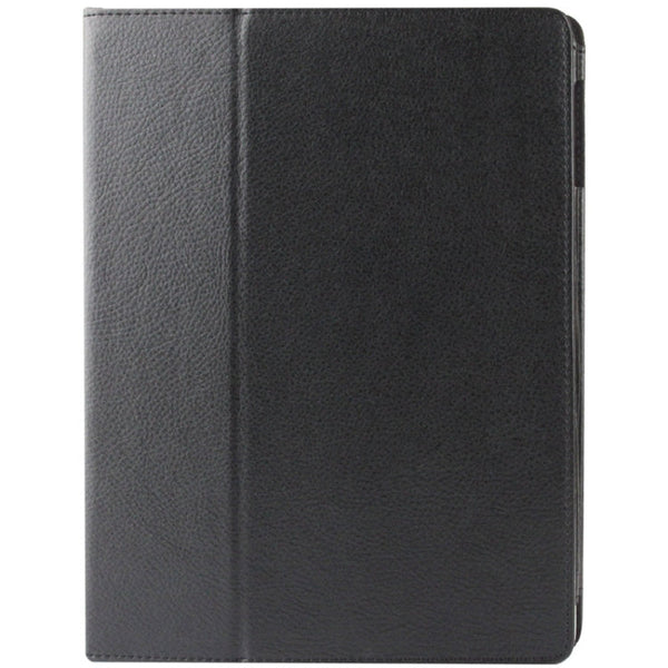 High Quality Litchi Texture Folding Leather with Sleep / Wake-up & Holder Function for iPad 2 / iPad 3 / iPad 4