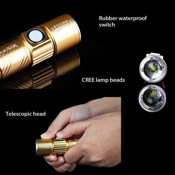 Cree Q5 LED 3-Mode with Lanyard