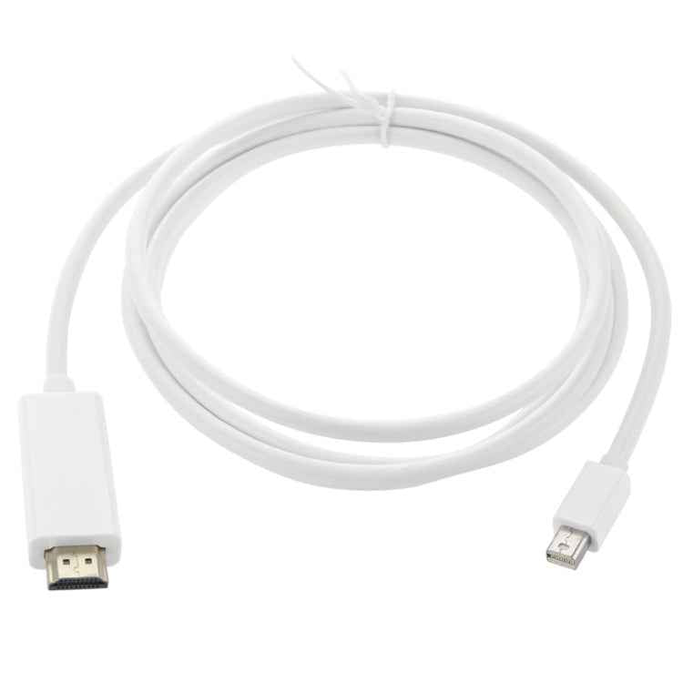 Mini DisplayPort to HDMI Male Cable, Length: 1.5m(White)