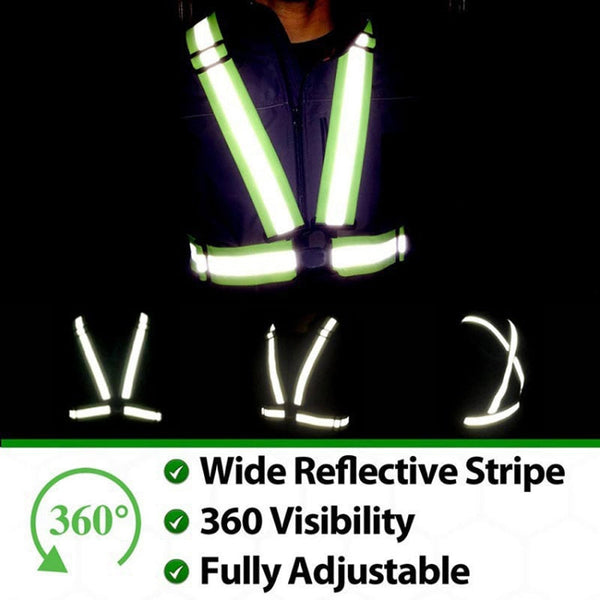 Night Riding Running Flexible Reflective Safety Vest