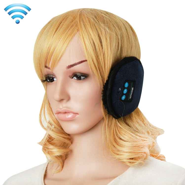 My-Call Bluetooth V3.0 Headset Warm Winter Earmuff for iPhone 6s & 6s Plus, iPhone 6 & 6 Plus/ iPhone 5 & 5S / iPhone 4 & 4S and Other Bluetooth Devices(Dark Blue)