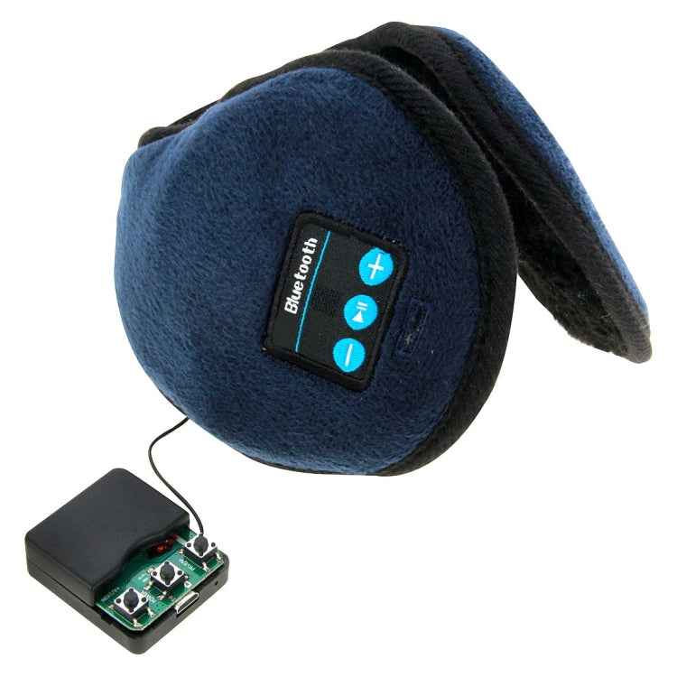 My-Call Bluetooth V3.0 Headset Warm Winter Earmuff for iPhone 6s & 6s Plus, iPhone 6 & 6 Plus/ iPhone 5 & 5S / iPhone 4 & 4S and Other Bluetooth Devices(Dark Blue)