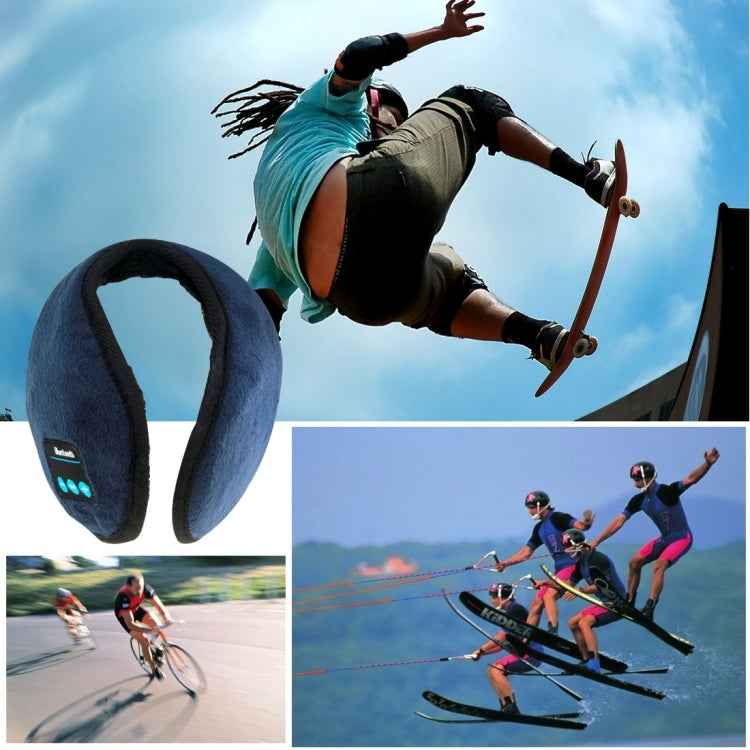 My-Call Bluetooth V3.0 Headset Warm Winter Earmuff for iPhone 6s & 6s Plus, iPhone 6 & 6 Plus/ iPhone 5 & 5S / iPhone 4 & 4S and Other Bluetooth Devices(Dark Blue)