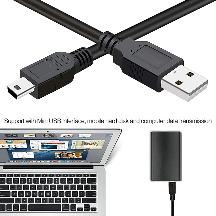 USB 2.0 AM to Mini 5pin USB Cable, Length: 1.5m