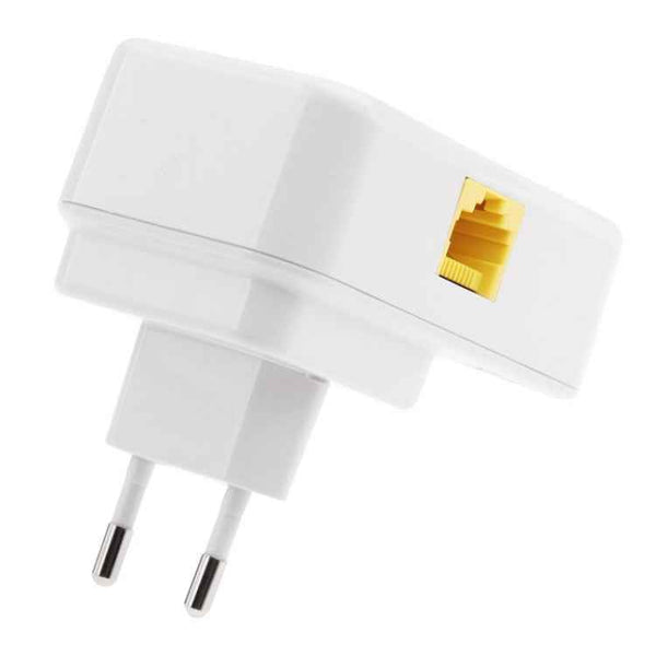 2 PCS 500Mbps Powerline Network Mini Homeplug AV Ethernet Bridge, 7HP150, EU Plug(White)