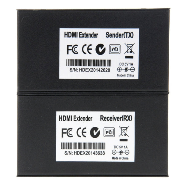 HDMI Extender over Single UTP CAT5e/6 Cable, Transmission Distance: 100m, 100m