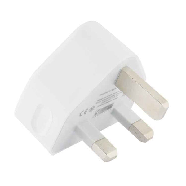 UK Plug 5V 2.1A Dual Port USB Charge Adapter