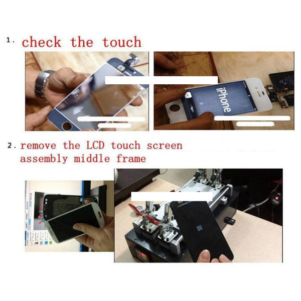 Touch Panel LCD Separator Glue Disassemble Machine for iPhone / Samsung / HTC / Sony etc. Support LCD Panel Size: 20 cm x 11 cm (AC 110 - 220V)