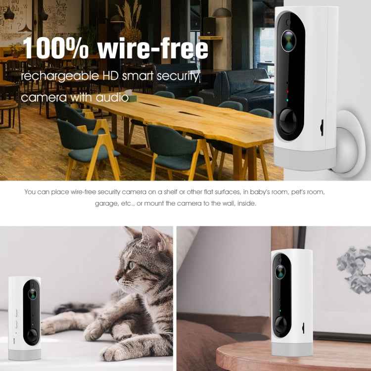 A1 WiFi Wireless 720P IP Camera, Support  / Motion Detection / PIR Motion Sensor, Two-way Audio, Built-in 3000mAh Rechargeable Battery