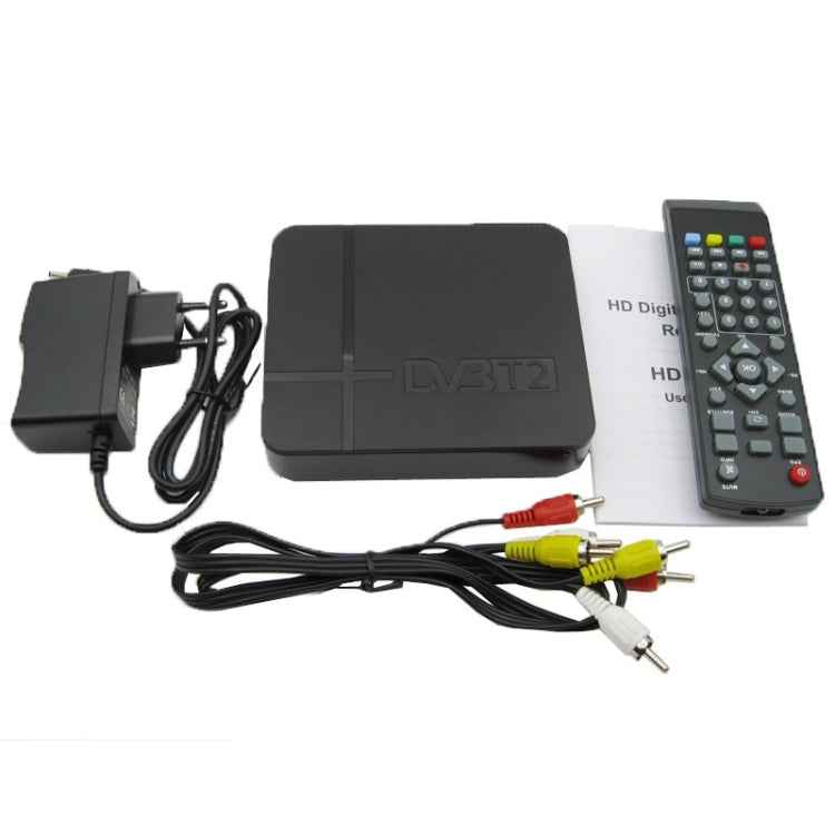 Mini Terrestrial Receiver HD DVB-T2 Set Top Box, Support USB / HDMI / MPEG4 /H.264
