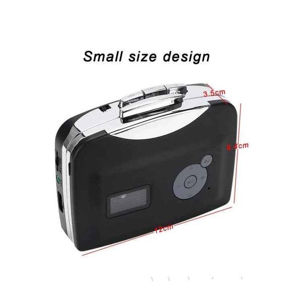 Ezcap 230 Cassette Tape to MP3 Converter Capture Audio Music Player(Black)