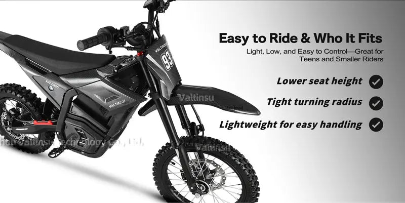 VALTINSU EM-5 48V 2500 W Off-Road Electric Dirt Bike All Terrain Electric Pit Bike