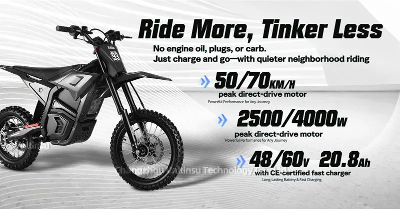 VALTINSU EM-5 48V 2500 W Off-Road Electric Dirt Bike All Terrain Electric Pit Bike