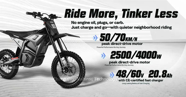 VALTINSU EM-5 48V 2500 W Off-Road Electric Dirt Bike All Terrain Electric Pit Bike