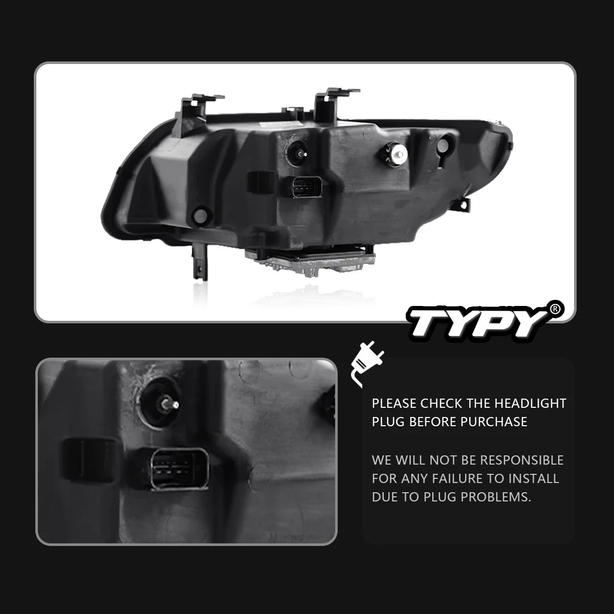 TYPY New LED Car Headlights For BMW E92 E93 Headlight 2011-2013 Signals Auto Accessories Daytime Running Lights