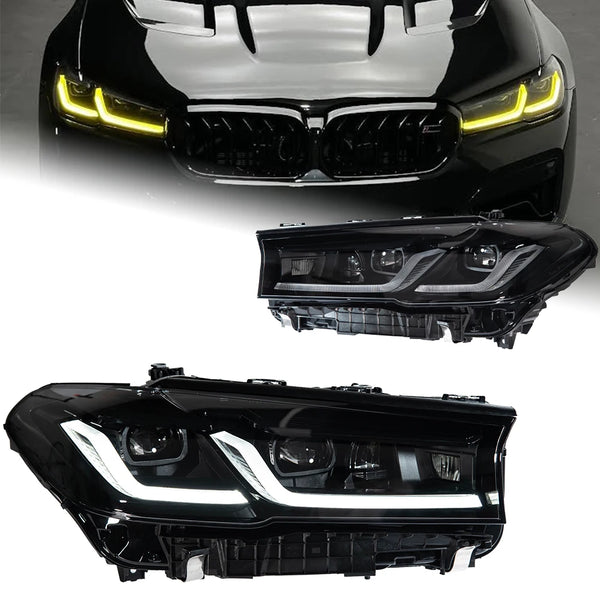 AKD Car Lights for BMW G30 LED Headlight Projector Lens 2017-2020 5 Series 530i 525i Head Lamp Front DRL Signal Auto Accessories