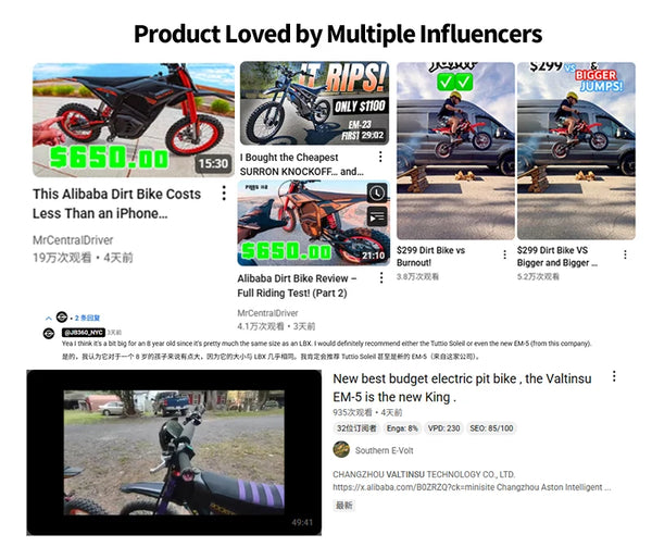 VALTINSU EM-5 48V 2500 W Off-Road Electric Dirt Bike All Terrain Electric Pit Bike