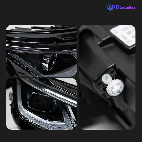 For VW Golf 8 mk8 Headlights 2021-2024 DRL Day Running Light LED Bi Xenon Bulb Fog Lights Car Accessory golf7 MK7 Head Lamp