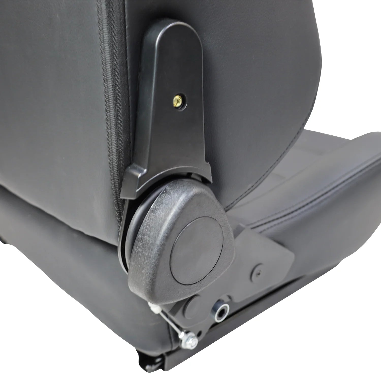 JIABEIR 1041 Universal Slider Quick Release Black Leather Bucket Racing Seats