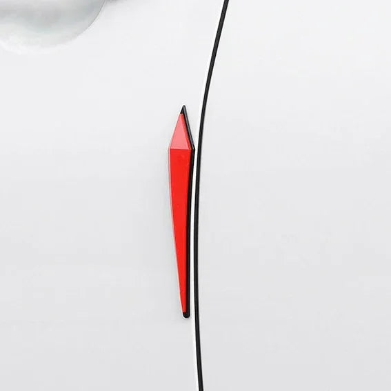 4pcs Car Antis-scratch Protective Sticker Body Bumper Anti-collision Protection  Door Rearview Mirror Edge Guard Rubber Strip