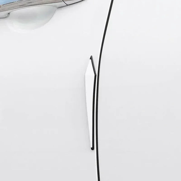 4pcs Car Antis-scratch Protective Sticker Body Bumper Anti-collision Protection  Door Rearview Mirror Edge Guard Rubber Strip