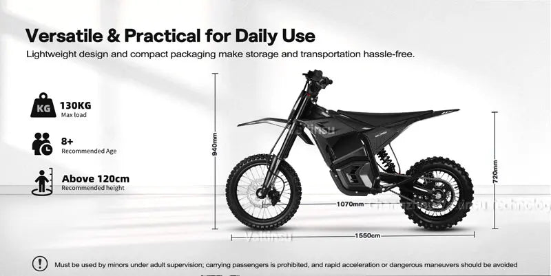 VALTINSU EM-5 48V 2500 W Off-Road Electric Dirt Bike All Terrain Electric Pit Bike
