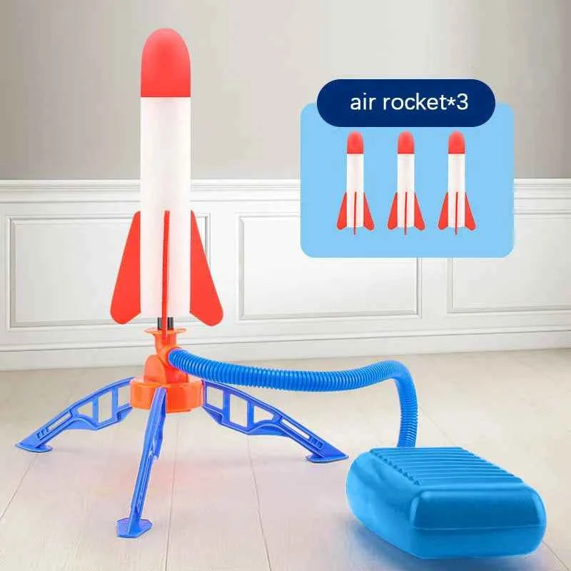 Kid Air Rocket Foot Pump Launcher for Kids Jump Higher