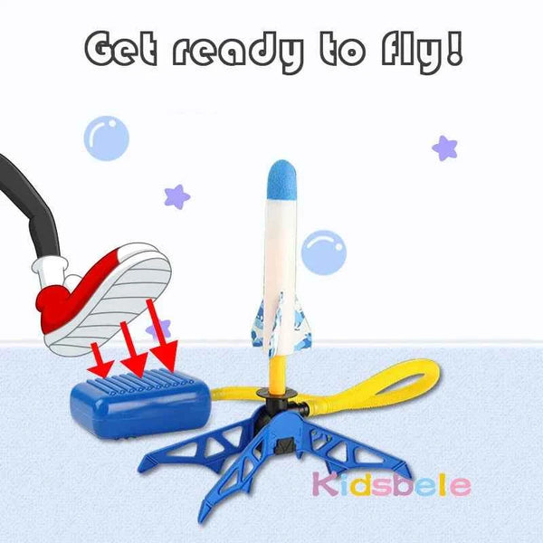 Kid Air Rocket Foot Pump Launcher for Kids Jump Higher