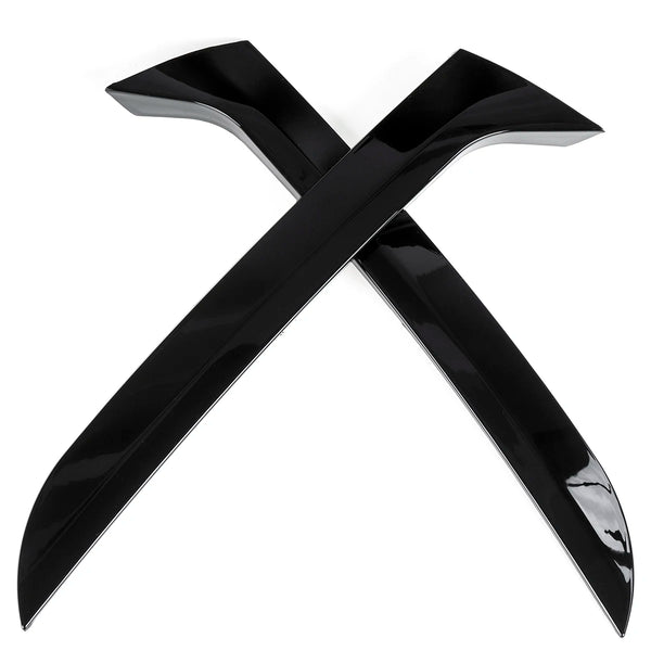 For Volkswagen For VW Tiguan MK1 Glossy Black Car Rear Window Side Spoiler Canard Splitter Trim Spoilers Replacement 2007-2016