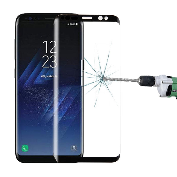 Full Screen Curved  Tempered Glass For Galaxy S8 / G950