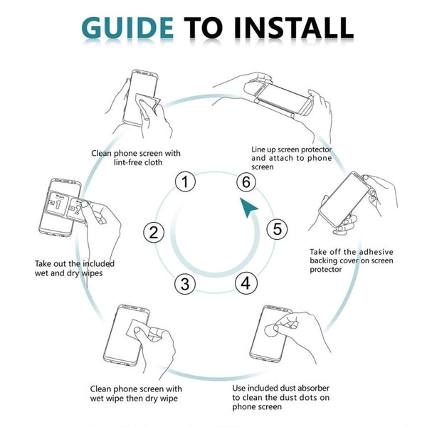 Full Screen Edge Glue Tempered Glass Screen Protector For Galaxy S8+
