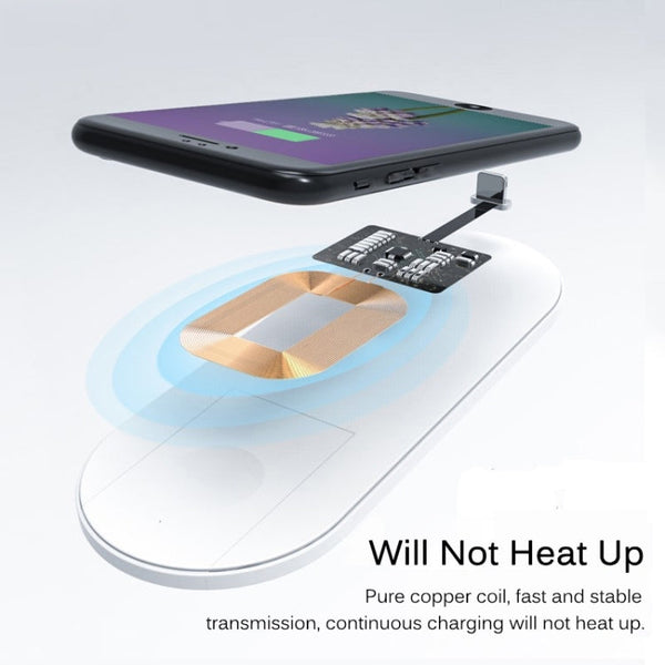 5V 800mA Qi Standard Wireless Charging Receiver with USB-C / Type-C Port