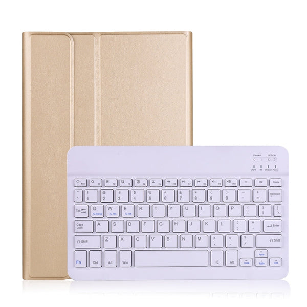 A860 For Samsung Galaxy Tab S6 10.5 inch T860 / T865 Detachable Bluetooth Keyboard Tablet Case with Pen Holder Elastic Strap