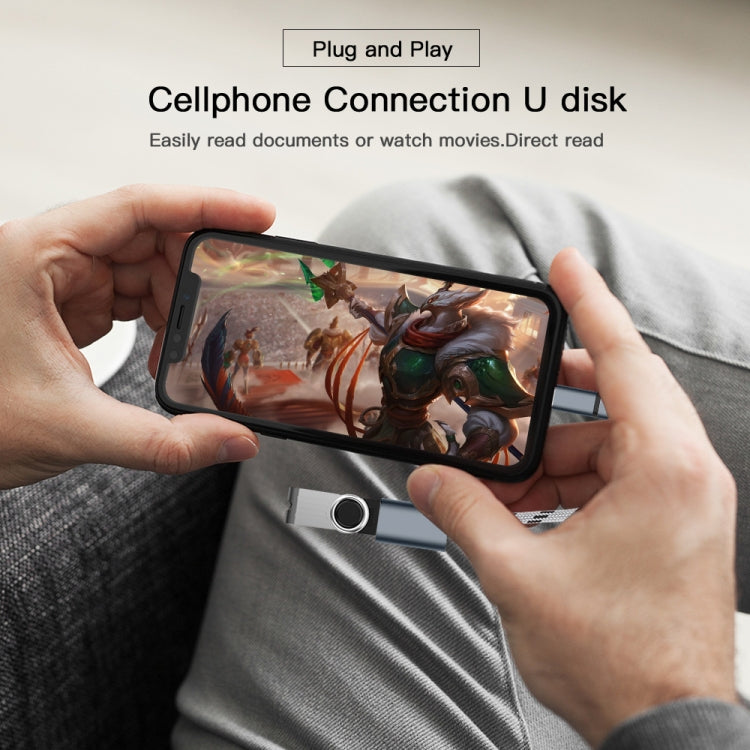 USB 3.0 Female to Micro USB + USB-C / Type-C Male Charging + Transmission OTG Nylon Braided Adapter Cable, Cable Length: 17cm