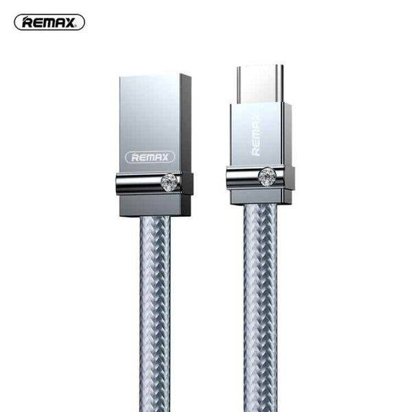 REMAX RC-091a 2.4A USB to USB-C / Type-C Golden Diamond Data Sync Charging Cable, Cable Length: 1m, RC-091a