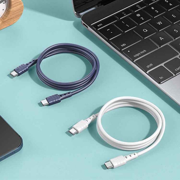 REMAX RC-068 PD 65W Type-C / USB-C to Type-C / USB-C High Elastic TPE Fast Charging Data Cable, Length: 1m, Type-C to Type-C