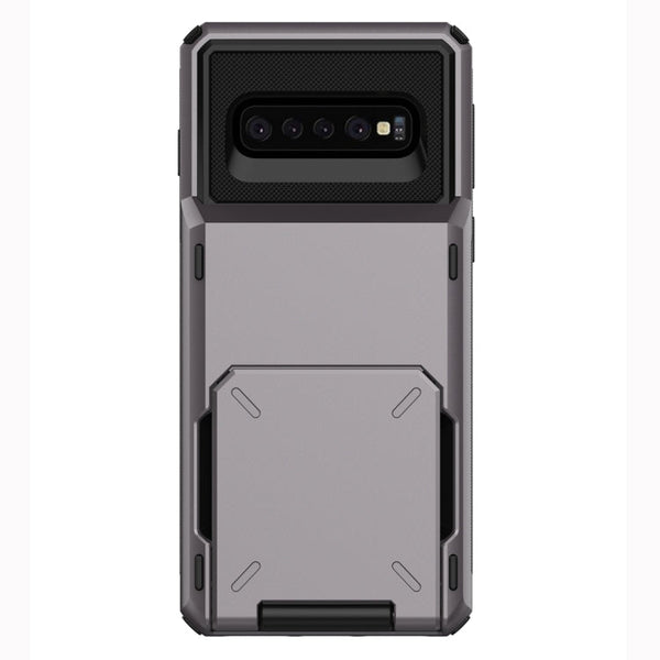 Shockproof TPU + PC Protective Case for Galaxy S10, with Card Slot