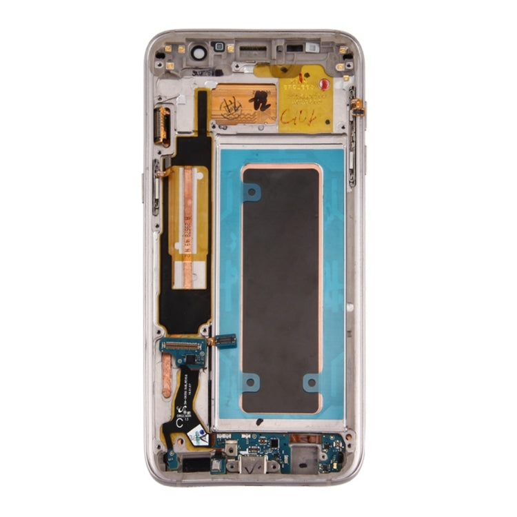 Original LCD Screen and Digitizer Full Assembly with Frame & Charging Port Board & Volume Button & Power Button For Galaxy S7 Edge / G935F