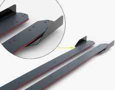 Maxton Design - Street PRO Side Skirts Diffusers + Flaps Hyundai Veloster N Mk2