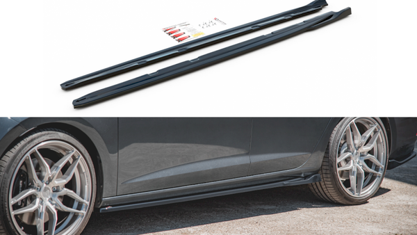 Maxton Design - SIDE SKIRTS SPLITTERS V4 SEAT LEON CUPRA/ FR MK3 FACELIFT (2017-2019)