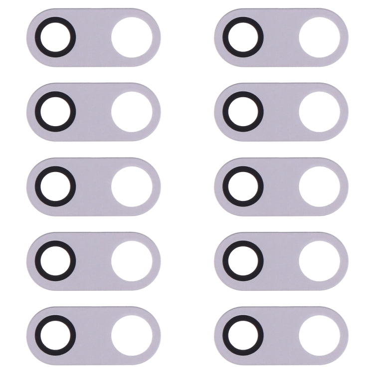 10 PCS Back Camera Lens for LG V30 H930 H933, For LG V30 (Black), For LG V30 (Silver)