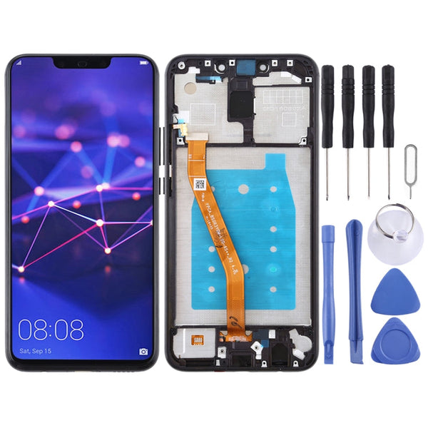 LCD Screen and Digitizer Full Assembly with Frame for Huawei Mate 20 Lite / Maimang 7