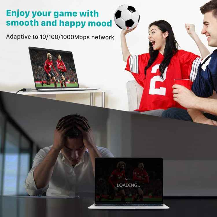 15cm USB-C / Type-C to RJ45 Gigabit Ethernet Network Adapter