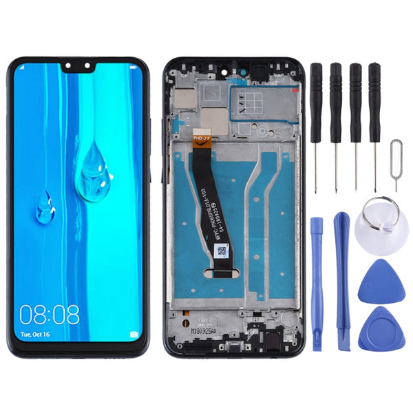 LCD Screen and Digitizer Full Assembly with Frame for Huawei Y9 (2019)